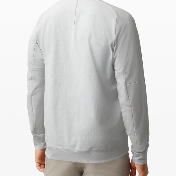 NWT LULULEMON VPOR Vapor Light Grey Airing Easy Bomber Jacket Men's Small, XL - Picture 3 of 12